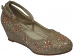 GIRLS DRESSY SHOES (2434306) CHAMPAGNE